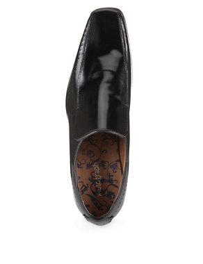 Leather Punch Hole Tramline Shoes Image 2 of 3