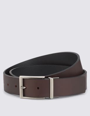 Leather Reversible Belt M S Collection M S