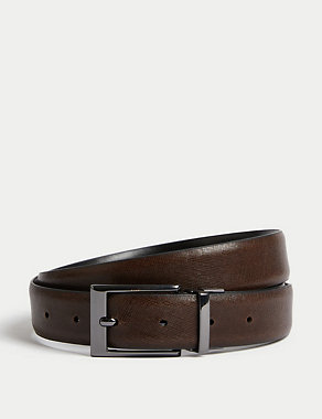 Leather Reversible Belt Image 2 of 3