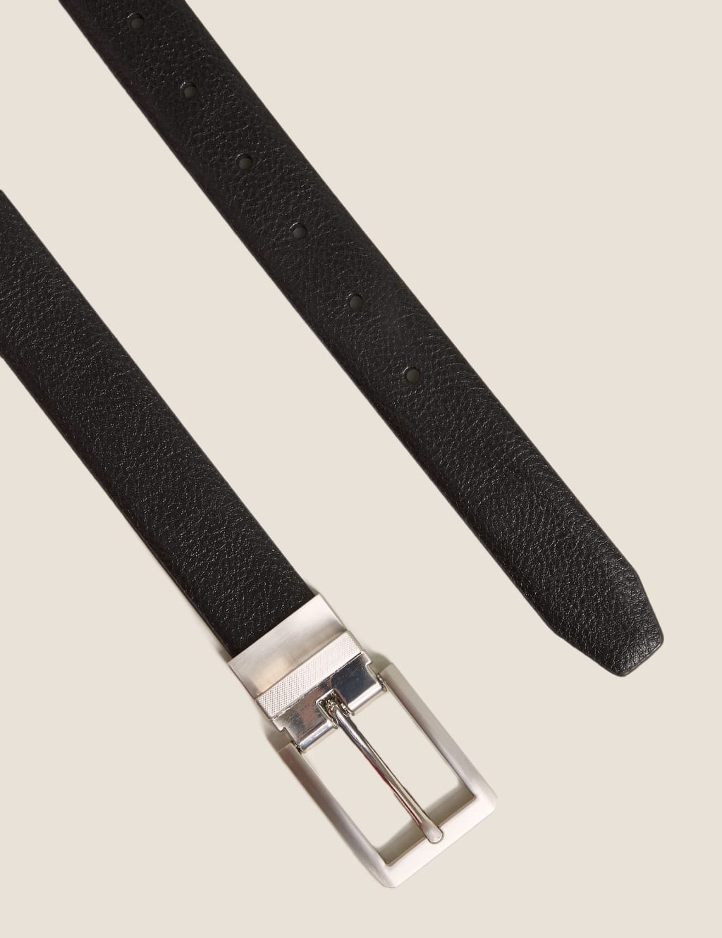 Leather Reversible Textured Belt 2 of 4