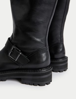 Mia cascaded outlet buckle boot