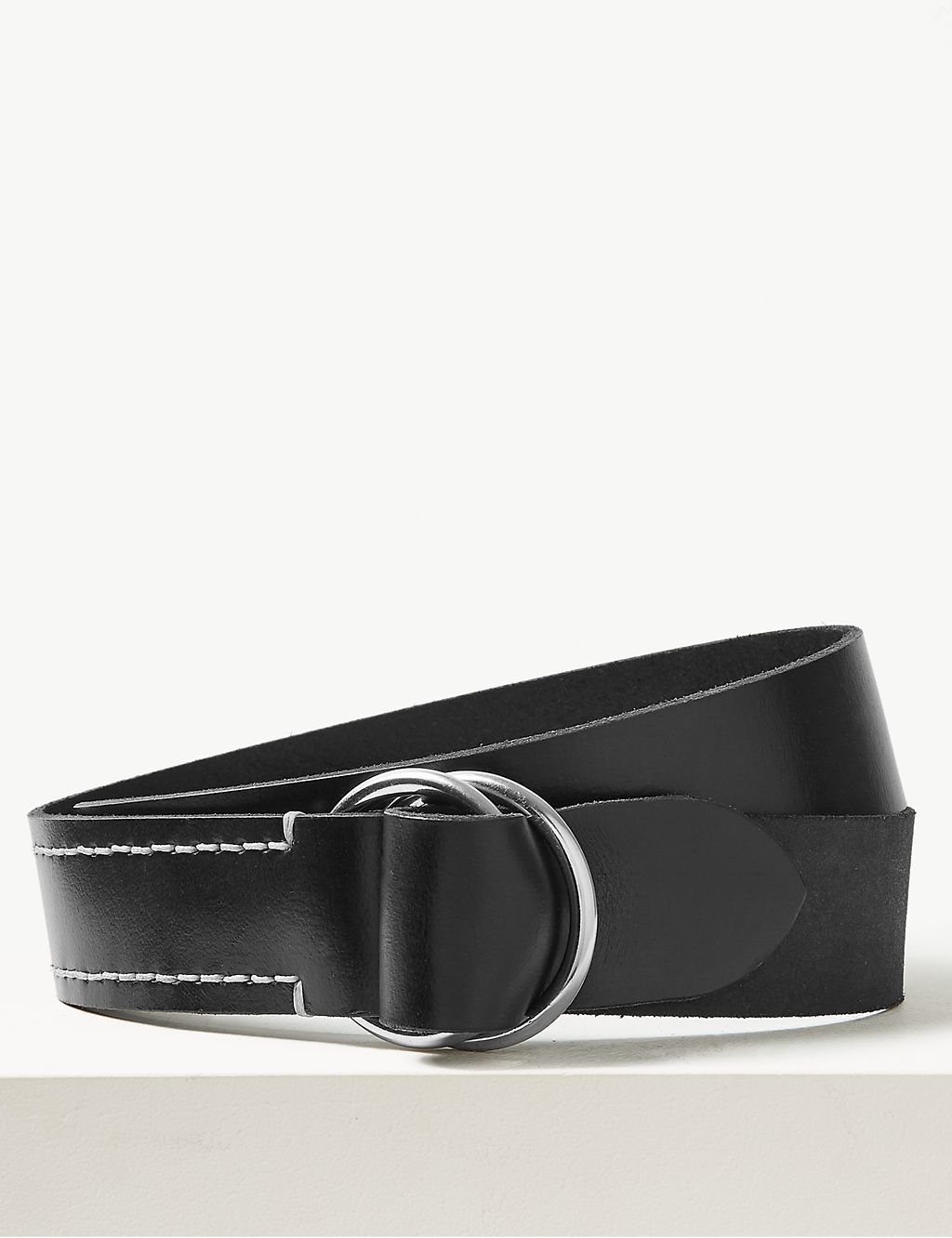 Leather Ring Buckle Hip Belt 1 of 3