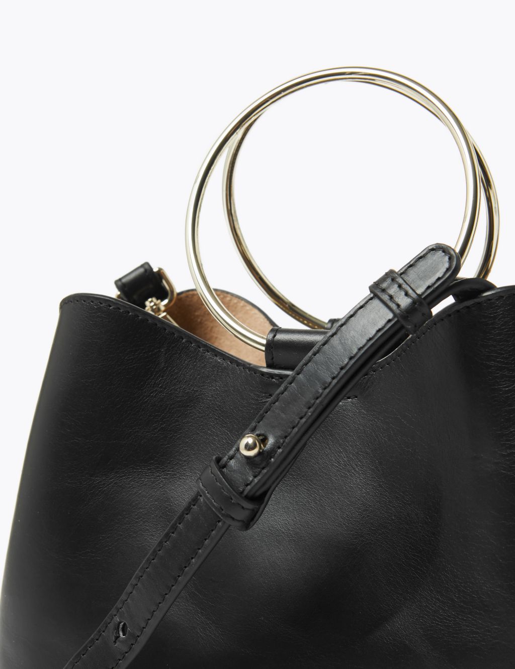 Leather Ring Grab Cross Body Bag | M&S Collection | M&S