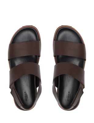 Marks and spencer mens cheap leather slippers