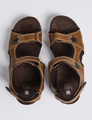 m&s mens leather sandals