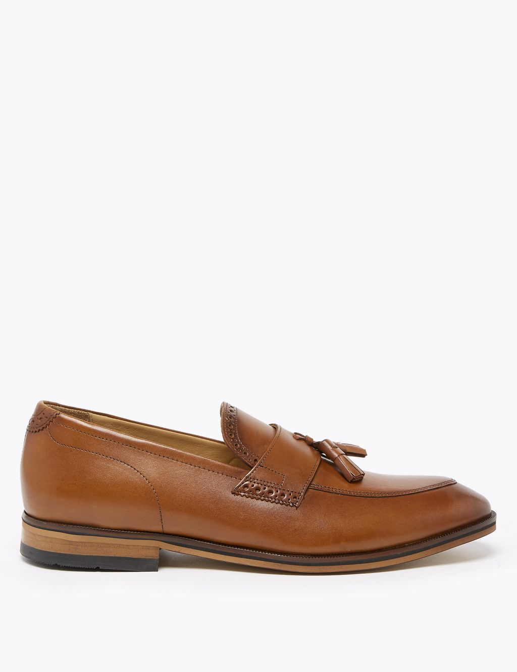 Leather Saddle Tassel Loafers | M&S Collection | M&S