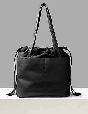 Leather Shopper Bag Image 2 of 6
