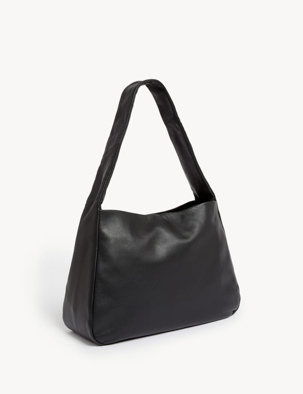 Black Leather Shoulder Bag