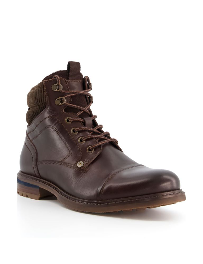 Leather Side Zip Casual Boots | Dune London | M&S