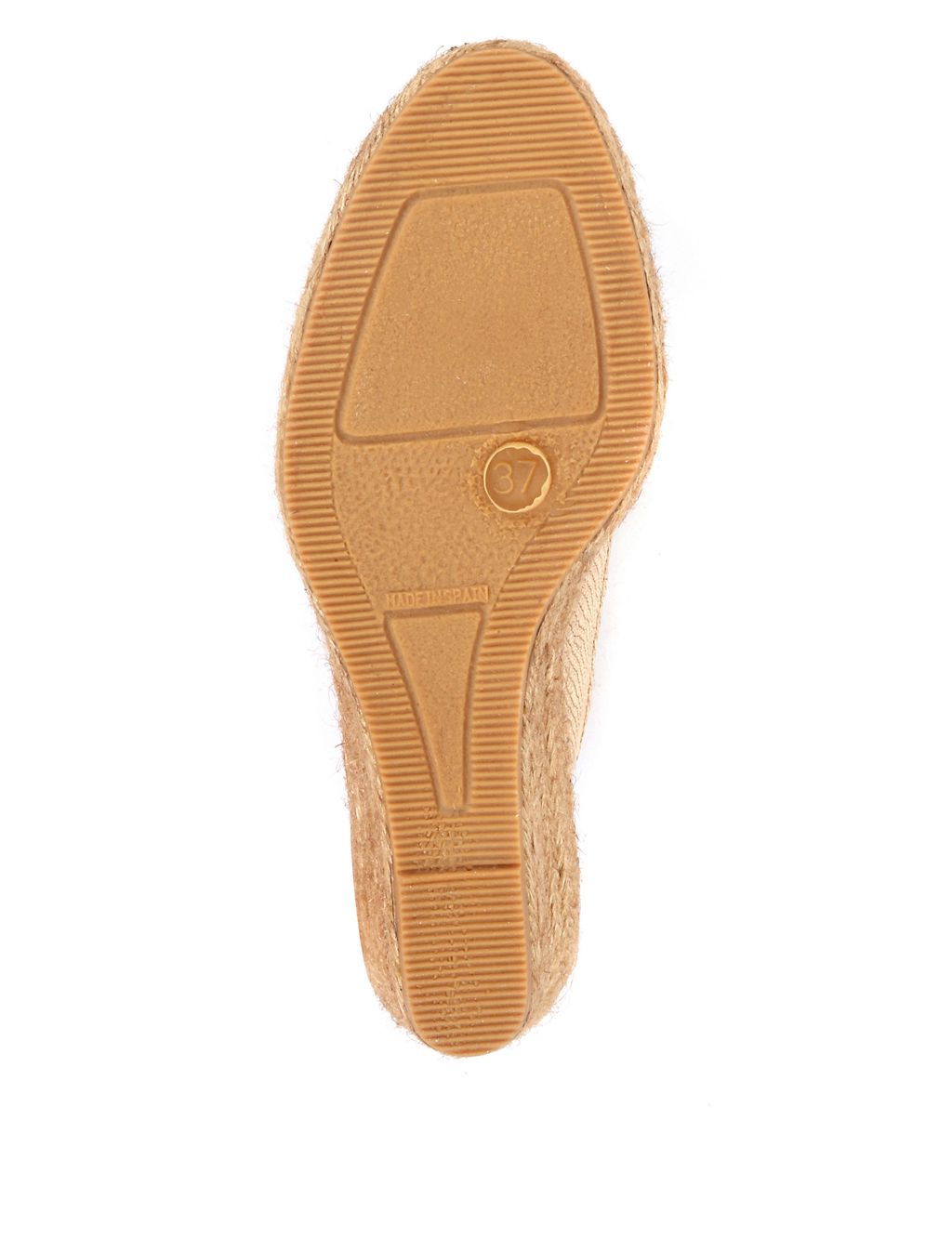 Leather Slingback Wedge Espadrilles 5 of 5