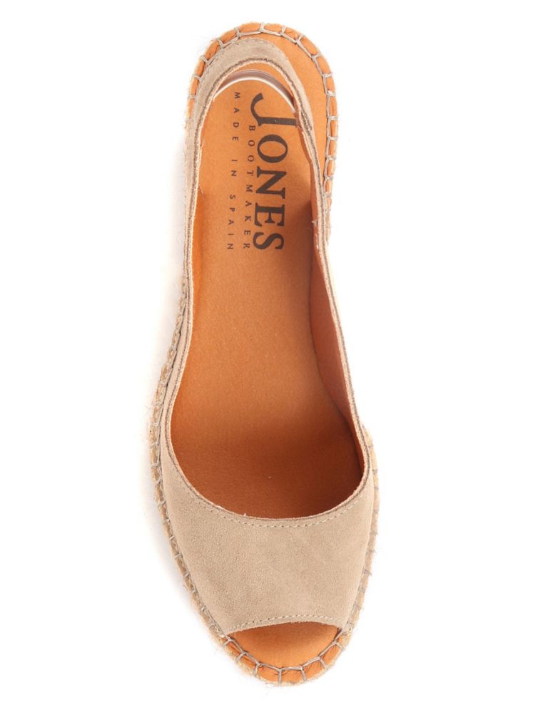 Leather Slingback Wedge Espadrilles 6 of 7