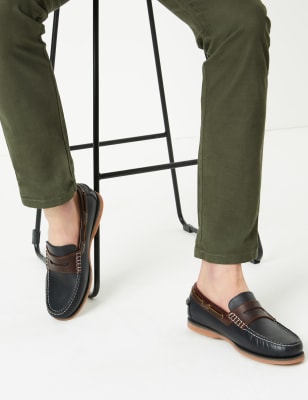 m&s mens slip on shoes
