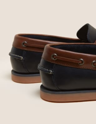 m&s mens boat shoes