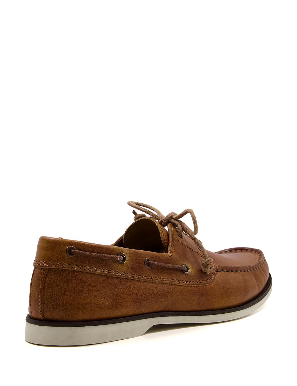 Leather Slip-On Boat Shoes 4 of 4