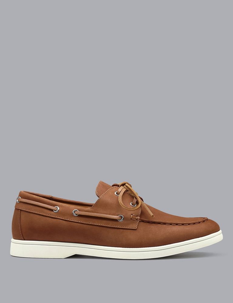 Leather Slip On Boat Shoes | Charles Tyrwhitt | M&S