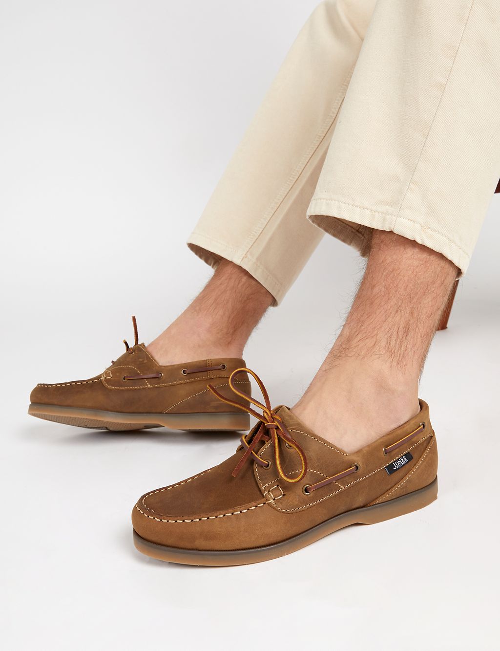 Leather Slip-On Boat Shoes 2 of 6