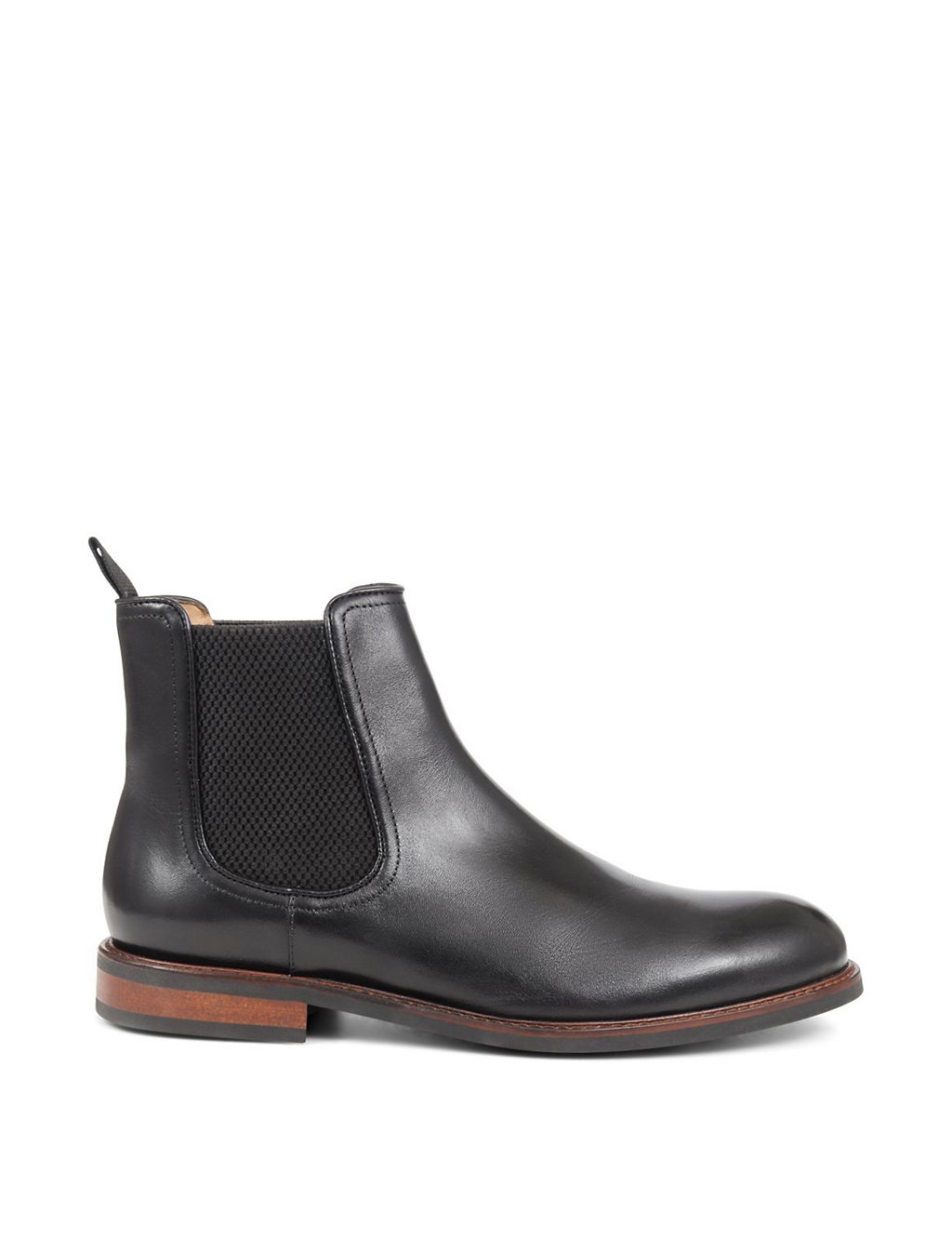 Leather Slip-On Chelsea Boots 1 of 7