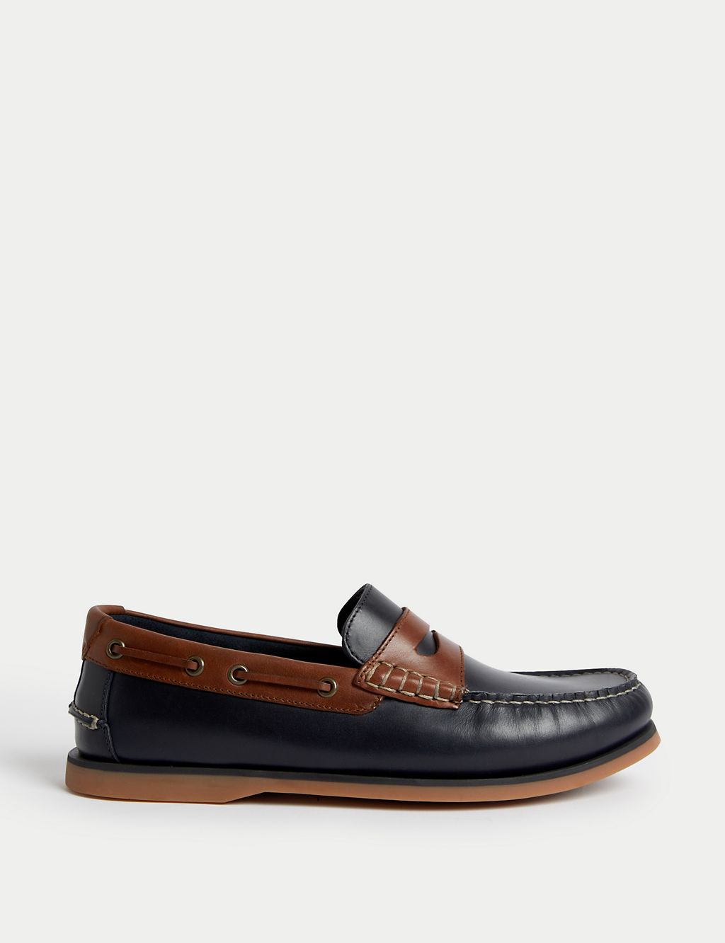 Leather Slip On Deck Shoes 3 of 4