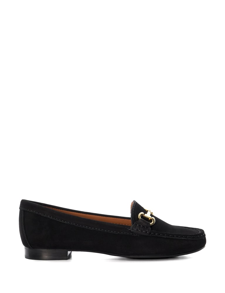 Leather Slip On Flatform Loafers 1 of 5