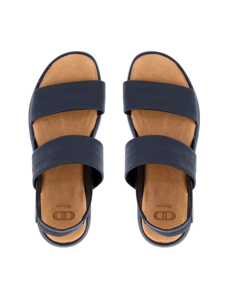 Navy slip on sandals store