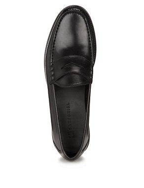 Leather Slip-On Loafers Image 2 of 4
