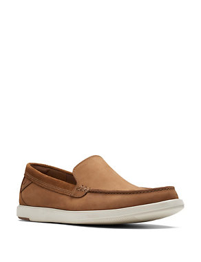 Leather Slip-On Loafers Image 2 of 7