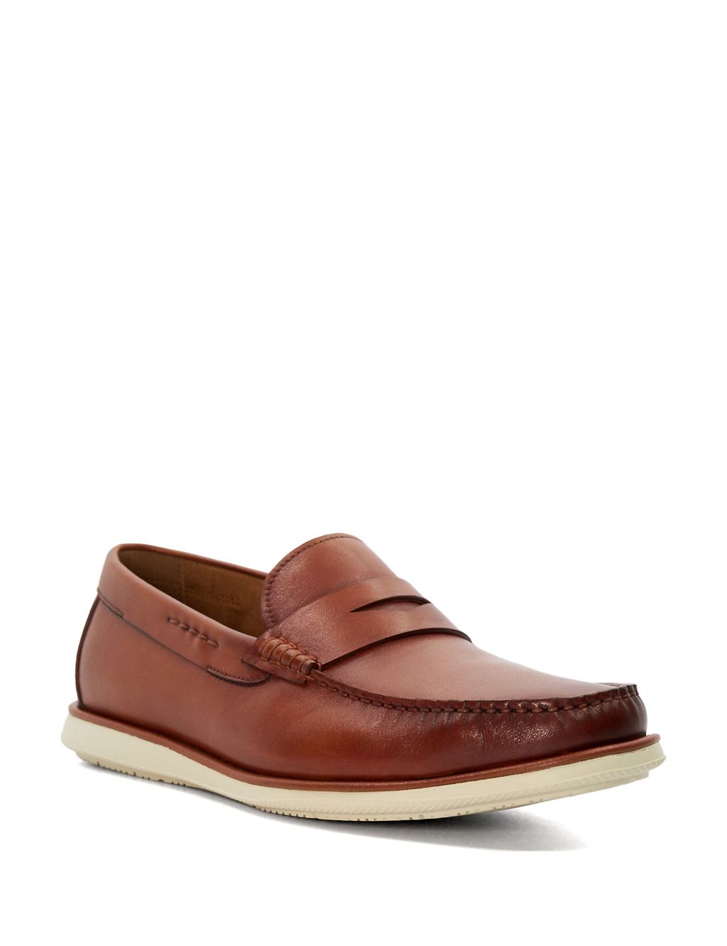 Leather Slip-On Loafers 1 of 6
