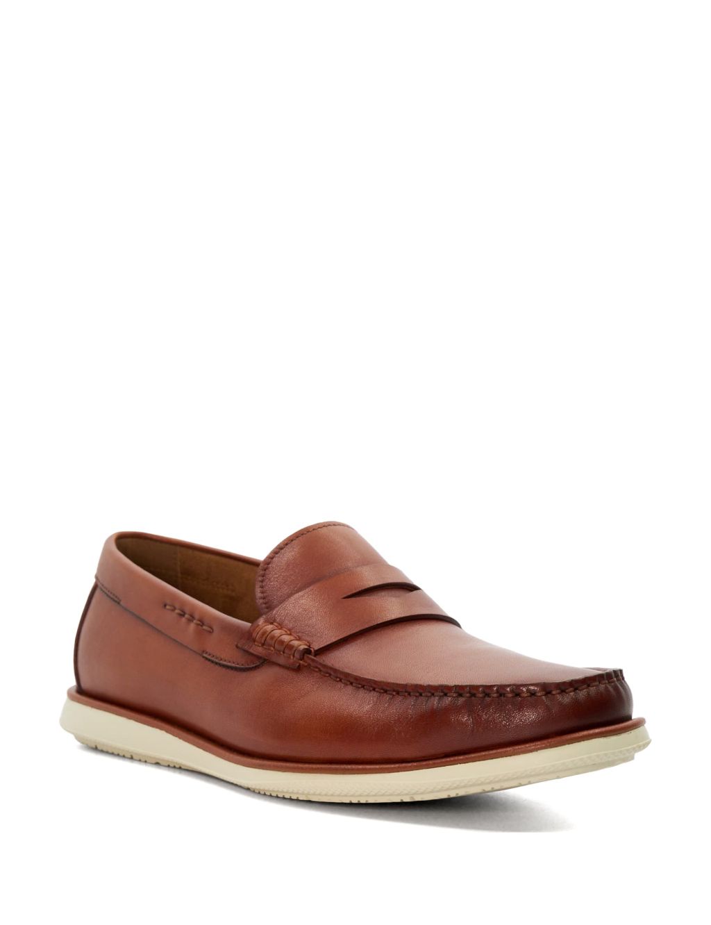 Leather Slip-On Loafers 1 of 6