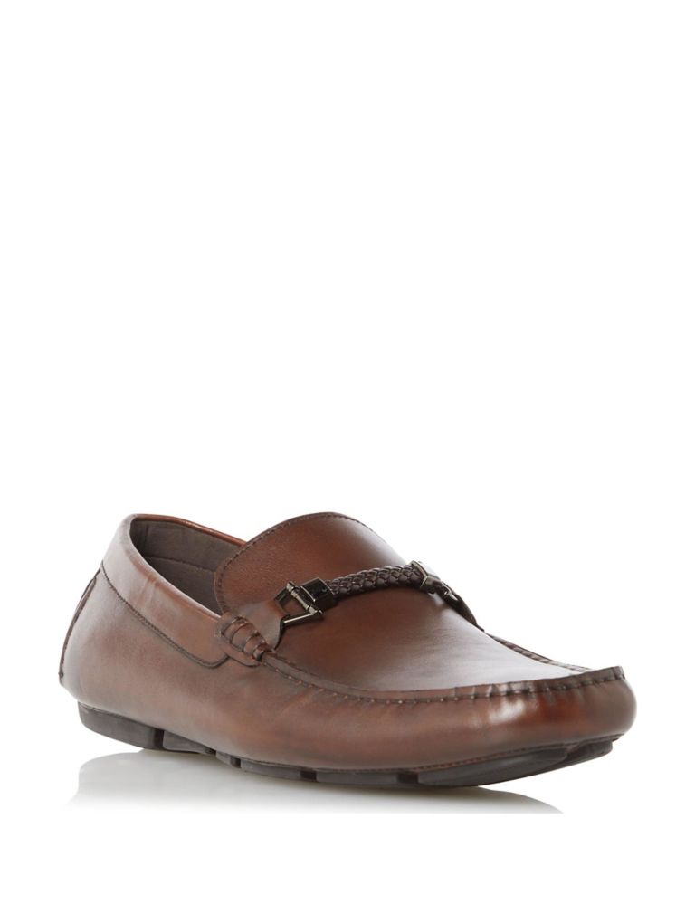 Leather Slip-On Loafers 2 of 4