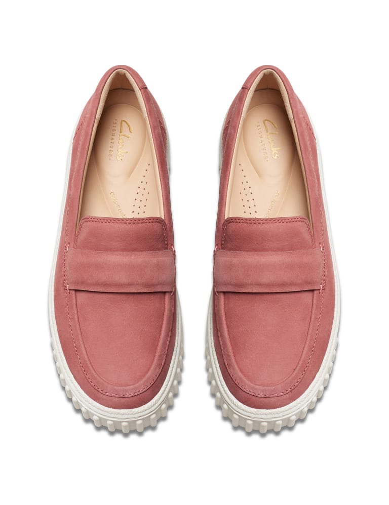 Leather Slip On Loafers