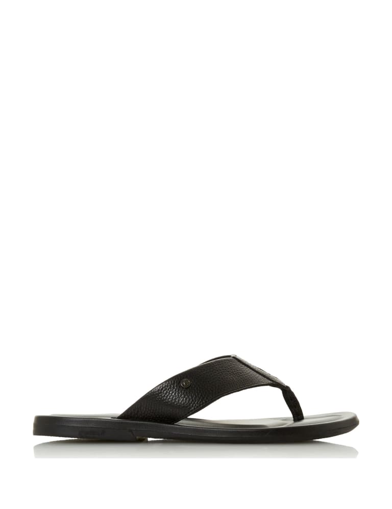 Leather Slip On Sandals