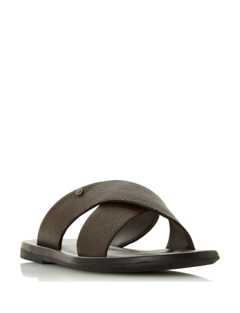 Leather Slip-On Sandals 2 of 4