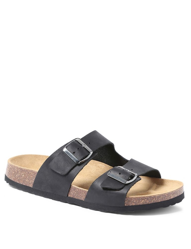 Leather Slip-On Sandals 2 of 5