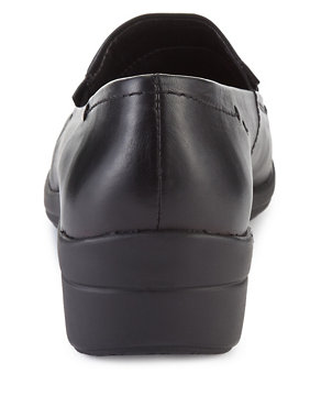 Leather Slip-On Shoes Image 2 of 3