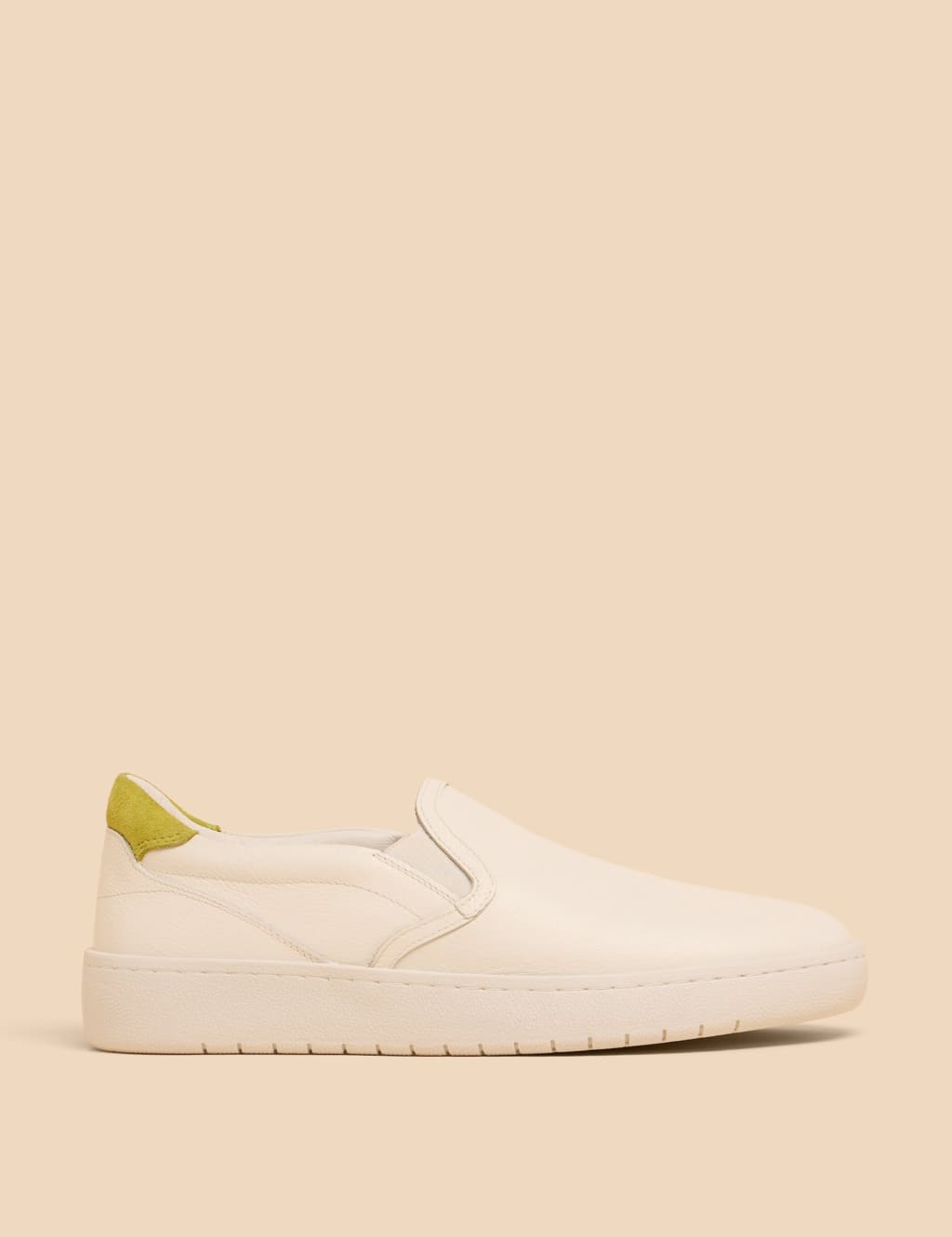 Leather Slip On Trainers