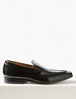 Leather Slip-on Loafers Image 2 of 5