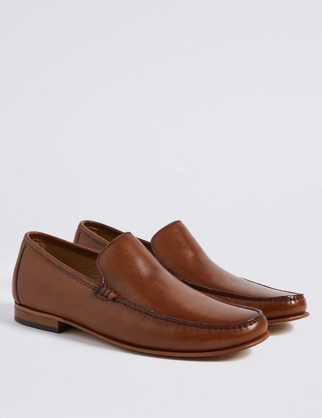 Leather Slip-on Loafers 2 of 6