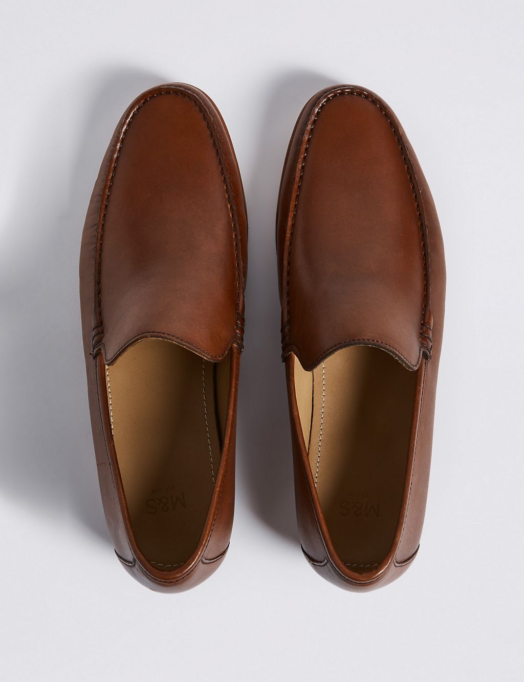 Leather Slip-on Loafers 4 of 6