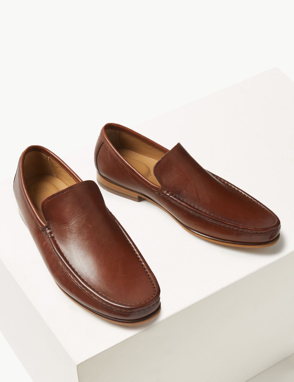 Leather Slip-on Loafers 2 of 5