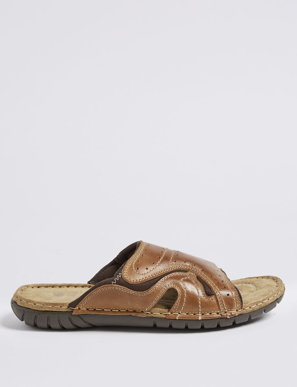 Leather Slip-on Sandals 1 of 6