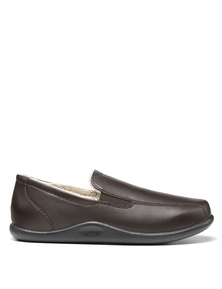 Marks and spencer mens sale leather slippers