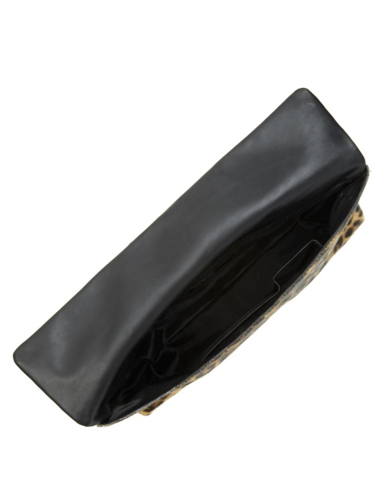 Leather Slouch Clutch Bag 7 of 7