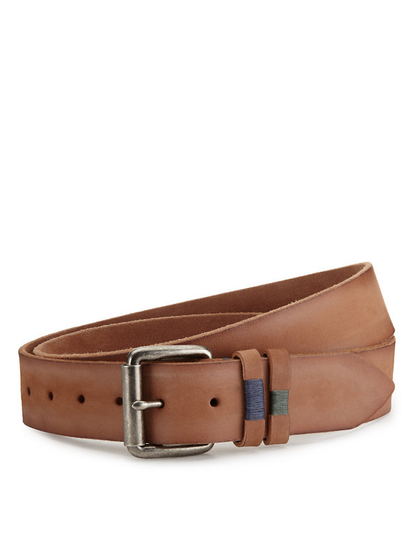 Leather Square Buckle Belt Image 1 of 1