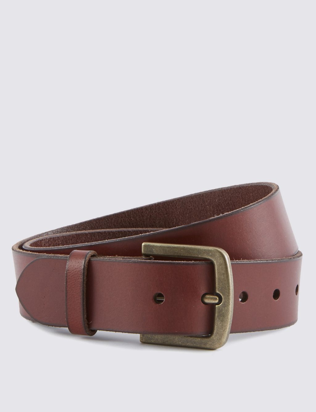 Leather Square Buckle Belt 1 of 1