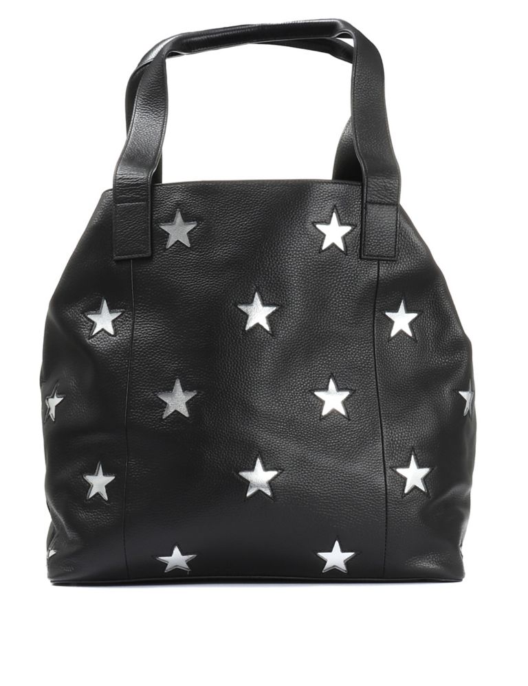 Leather Star Tote Bag 2 of 3