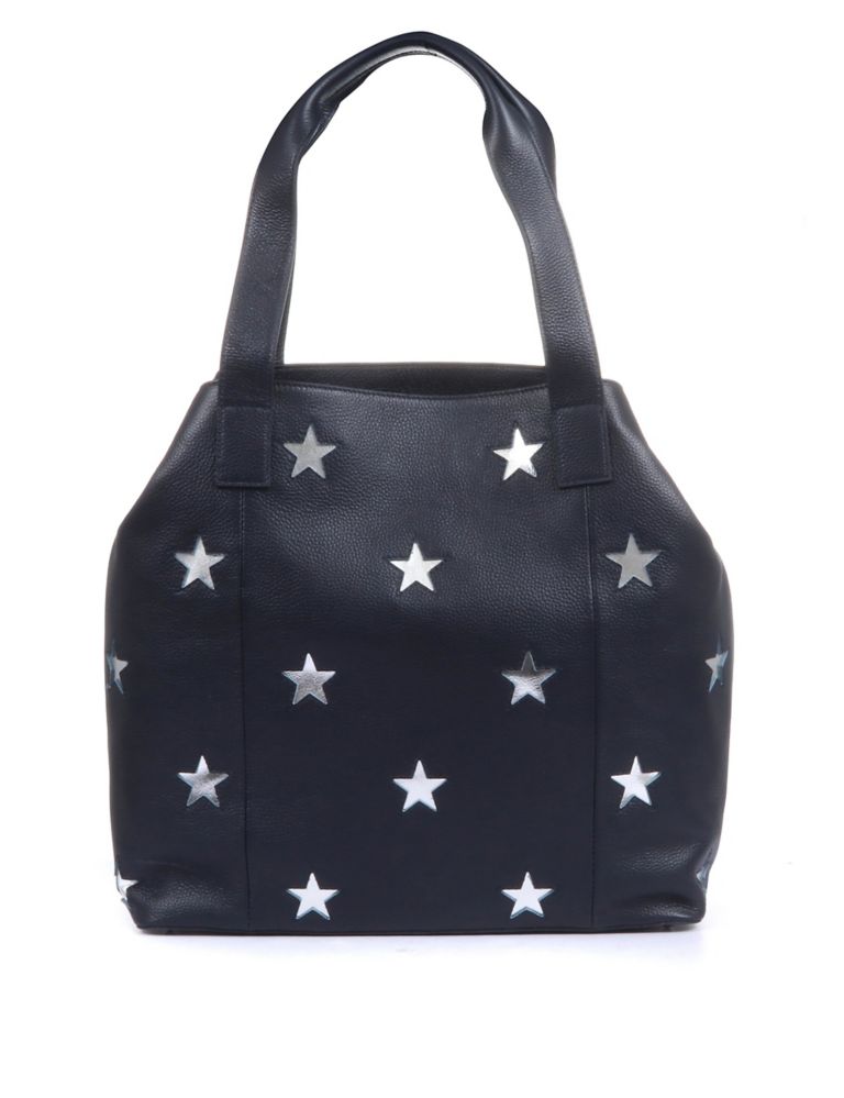 Leather Star Tote Bag 2 of 3