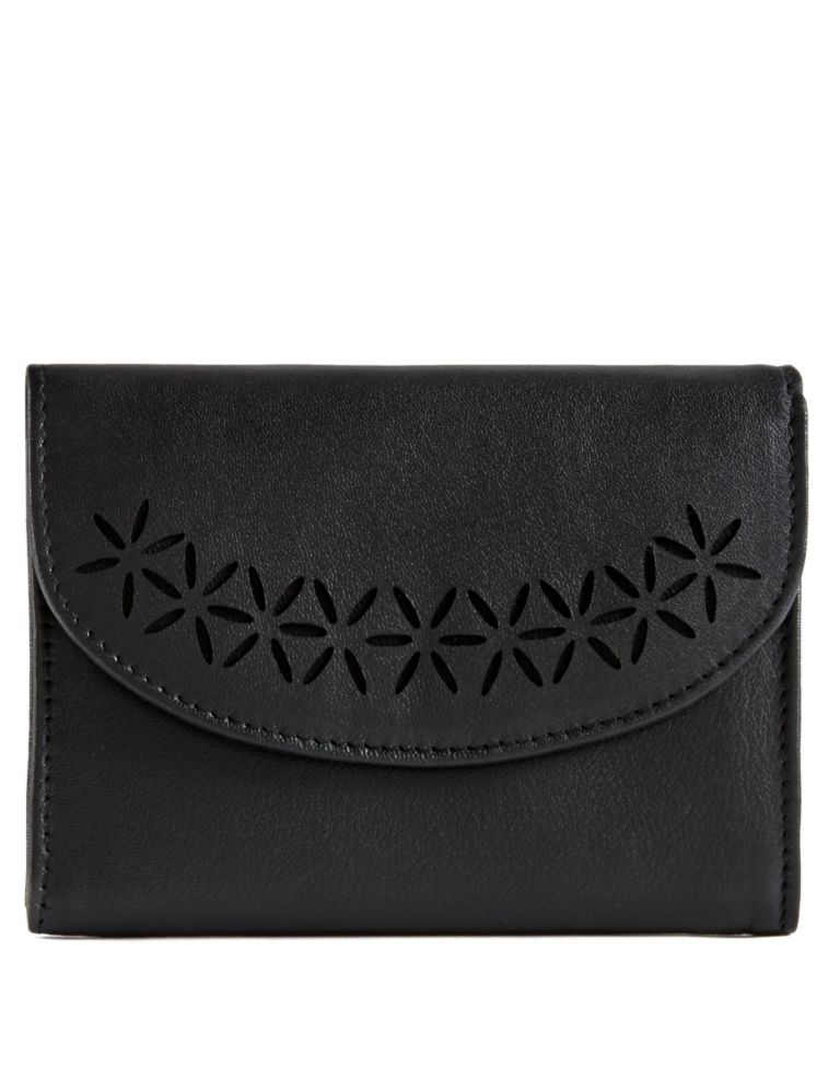Leather Starburst Cut-Out Purse with Cardsafe™ 1 of 4