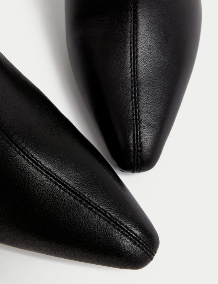 M&s black mules outlet