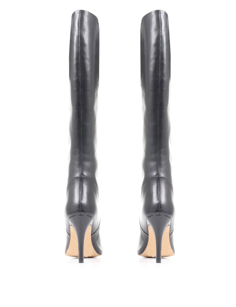 Leather Stiletto Heel Knee High Boots Jones Bootmaker M S