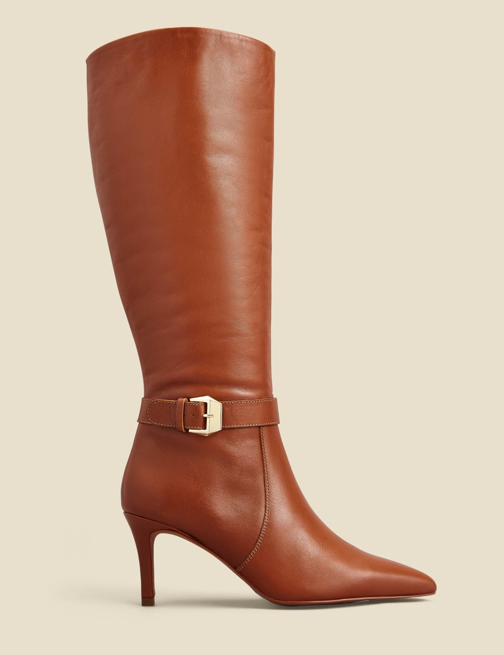Black ladder cutout knee high boots sales